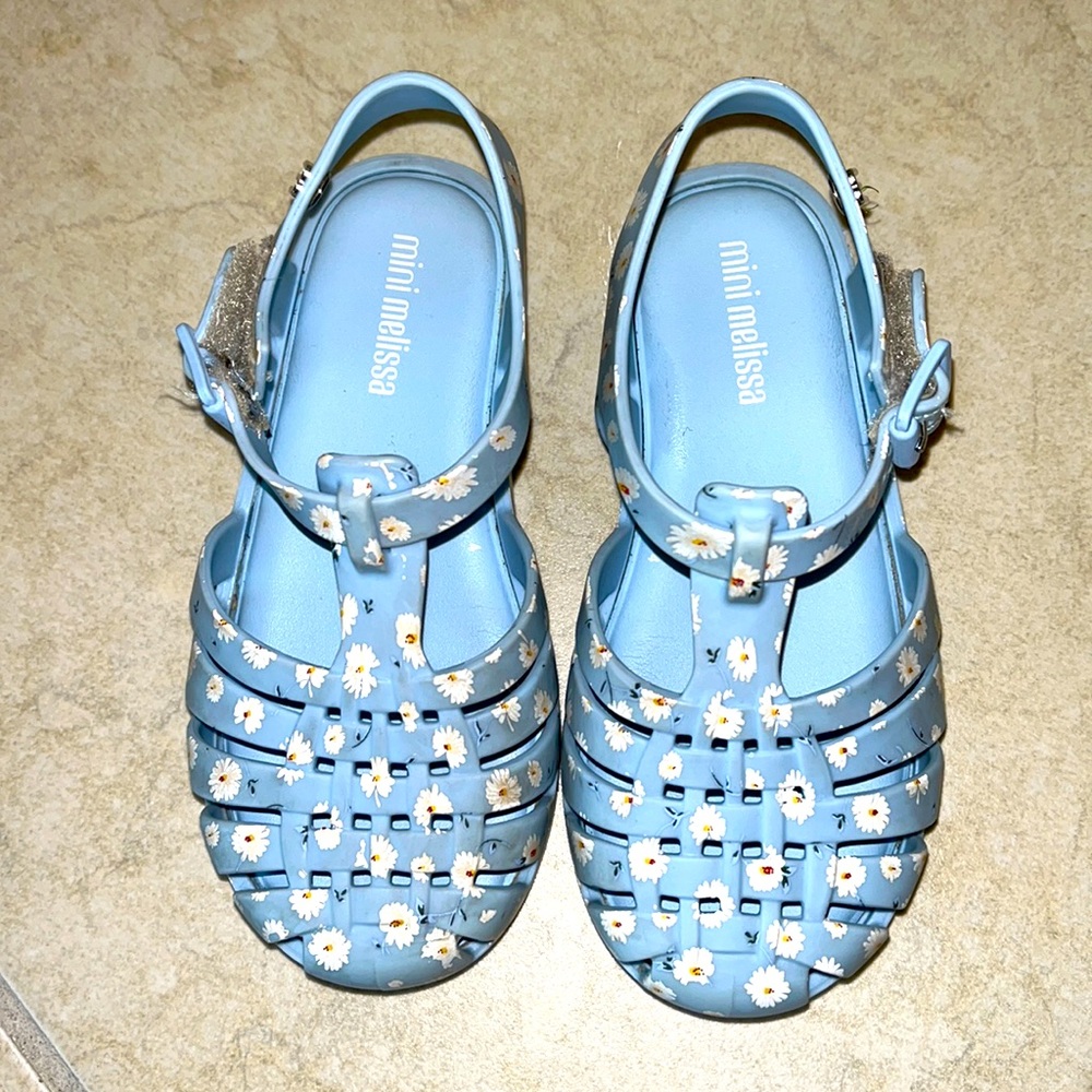 Mini Melissa toddler’s shoes.